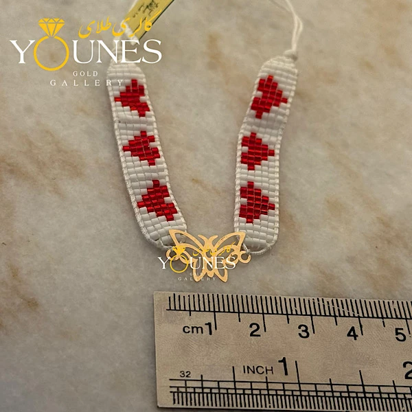 دستبند میوکی شاپرک طلا